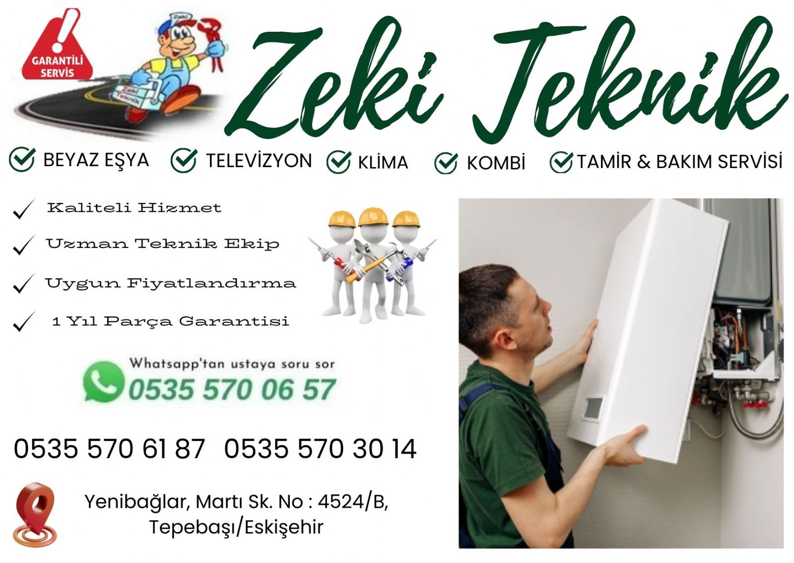 Tepebaşı Eskişehir Kombi Bakımı